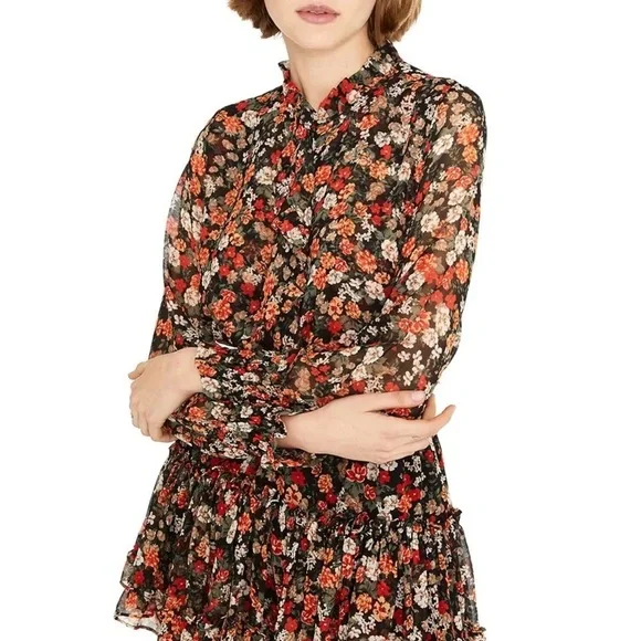 MISA Jacinda Floral Safari Top - Picture 4 of 10